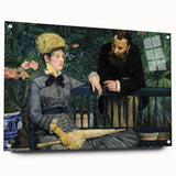 Impressionist Portrait - In the Conservatory by Édouard Manet Print