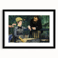 Impressionist Portrait - In the Conservatory by Édouard Manet Print