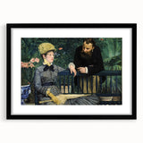 Impressionist Portrait - In the Conservatory by Édouard Manet Print