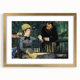 Impressionist Portrait - In the Conservatory by Édouard Manet Print