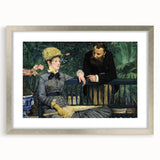Impressionist Portrait - In the Conservatory by Édouard Manet Print