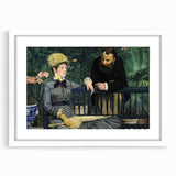 Impressionist Portrait - In the Conservatory by Édouard Manet Print