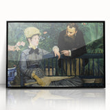 Impressionist Portrait - In the Conservatory by Édouard Manet Print