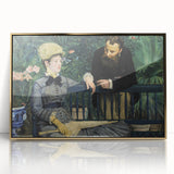 Impressionist Portrait - In the Conservatory by Édouard Manet Print