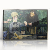Impressionist Portrait - In the Conservatory by Édouard Manet Print