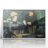 Impressionist Portrait - In the Conservatory by Édouard Manet Print