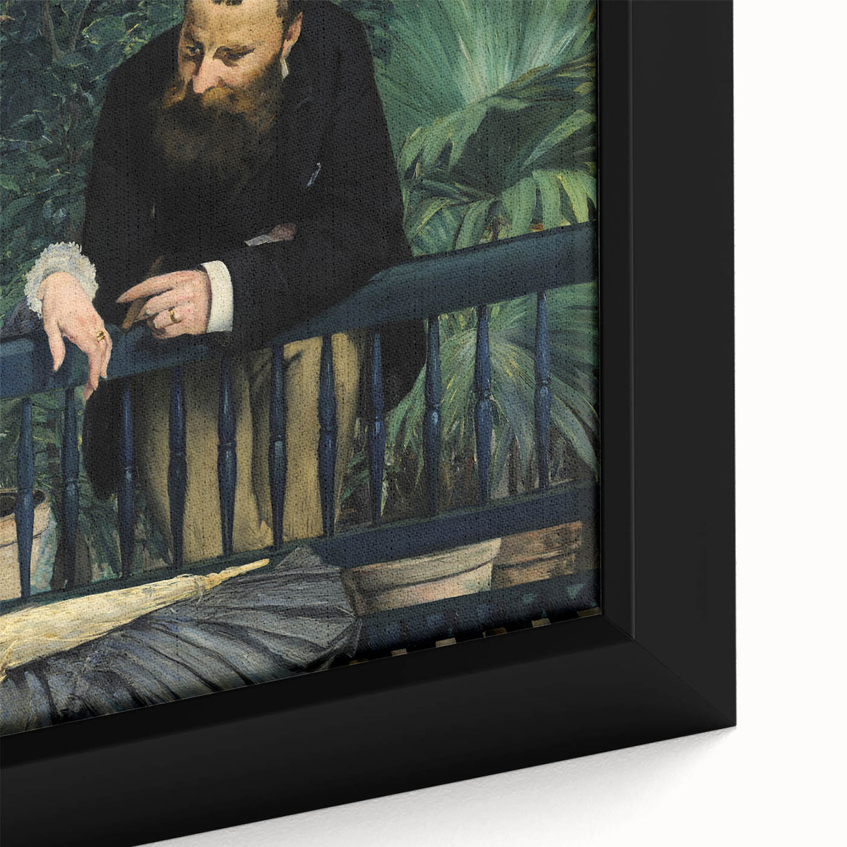 Impressionist Portrait - In the Conservatory by Édouard Manet Print