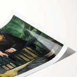 Impressionist Portrait - In the Conservatory by Édouard Manet Print