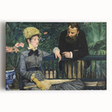Impressionist Portrait - In the Conservatory by Édouard Manet Print
