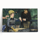 Impressionist Portrait - In the Conservatory by Édouard Manet Print