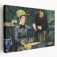 Impressionist Portrait - In the Conservatory by Édouard Manet Print