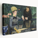 Impressionist Portrait - In the Conservatory by Édouard Manet Print
