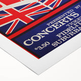 Led Zeppelin Seattle 1969 Poster | Retro Concert Wall Art