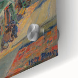 Realistic Wall Art - In Front of the House by Konštantín Bauer, Urban Scene