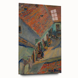 Realistic Wall Art - In Front of the House by Konštantín Bauer, Urban Scene