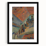 Realistic Wall Art - In Front of the House by Konštantín Bauer, Urban Scene