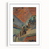 Realistic Wall Art - In Front of the House by Konštantín Bauer, Urban Scene