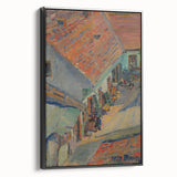 Realistic Wall Art - In Front of the House by Konštantín Bauer, Urban Scene