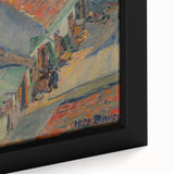 Realistic Wall Art - In Front of the House by Konštantín Bauer, Urban Scene