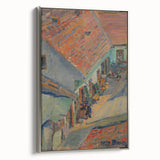 Realistic Wall Art - In Front of the House by Konštantín Bauer, Urban Scene