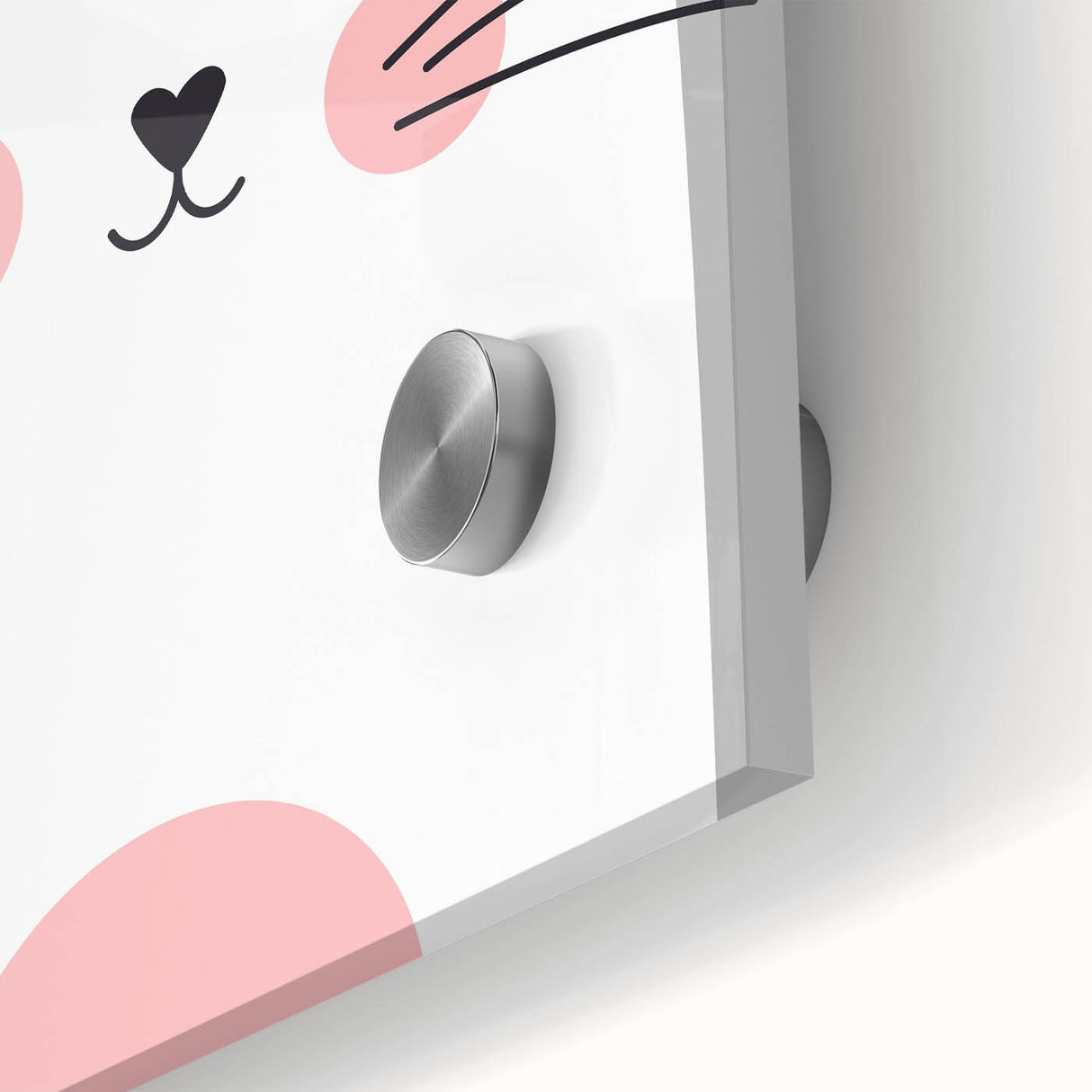 Cute Cat Girls Room Wall Art – Nursery & Kids Room Art Print