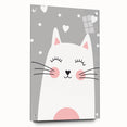 Cute Cat Girls Room Wall Art – Nursery & Kids Room Art Print