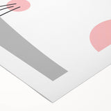 Cute Cat Girls Room Wall Art – Nursery & Kids Room Art Print