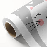 Cute Cat Girls Room Wall Art – Nursery & Kids Room Art Print