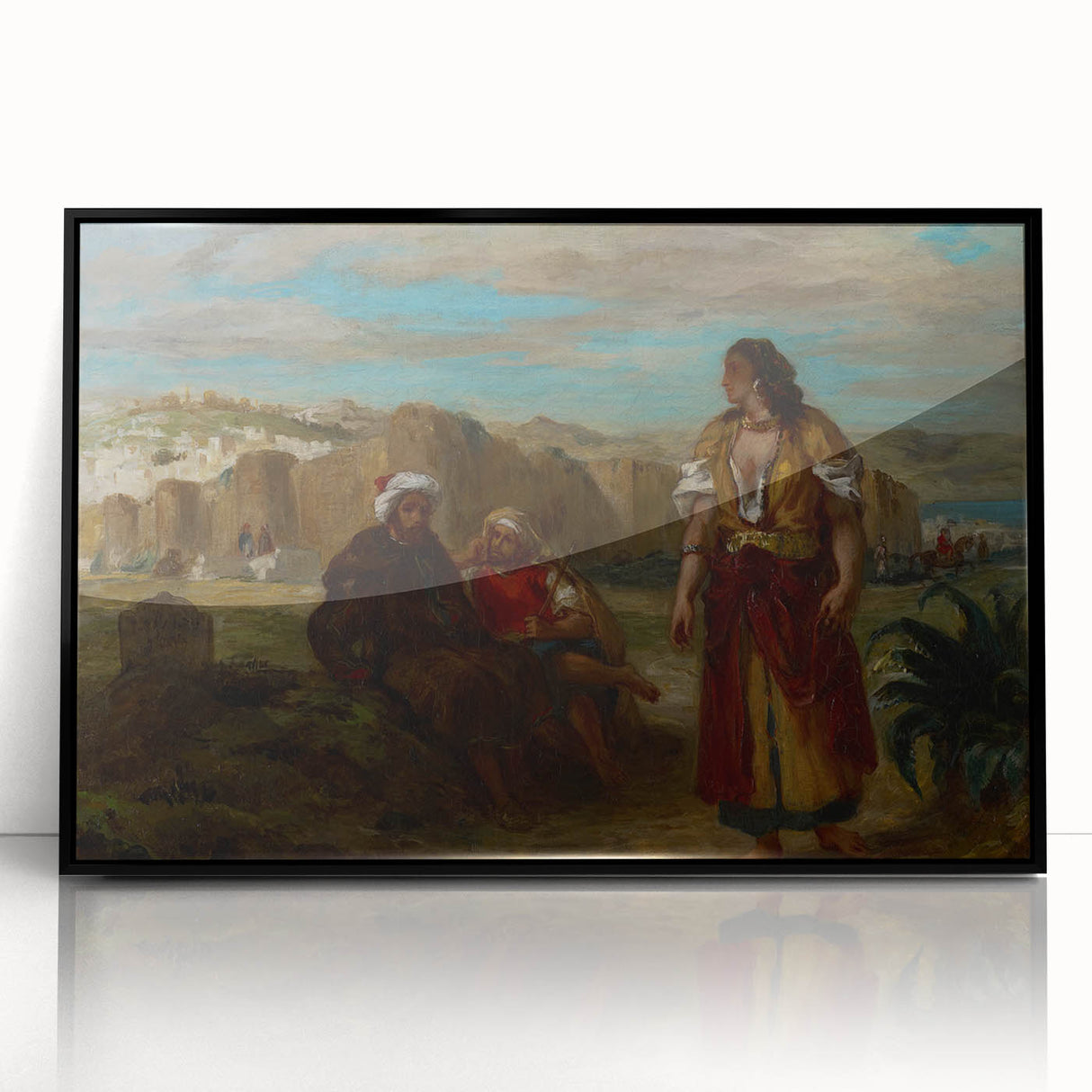 Romanticism Art: View of Tangier by Eugène Delacroix