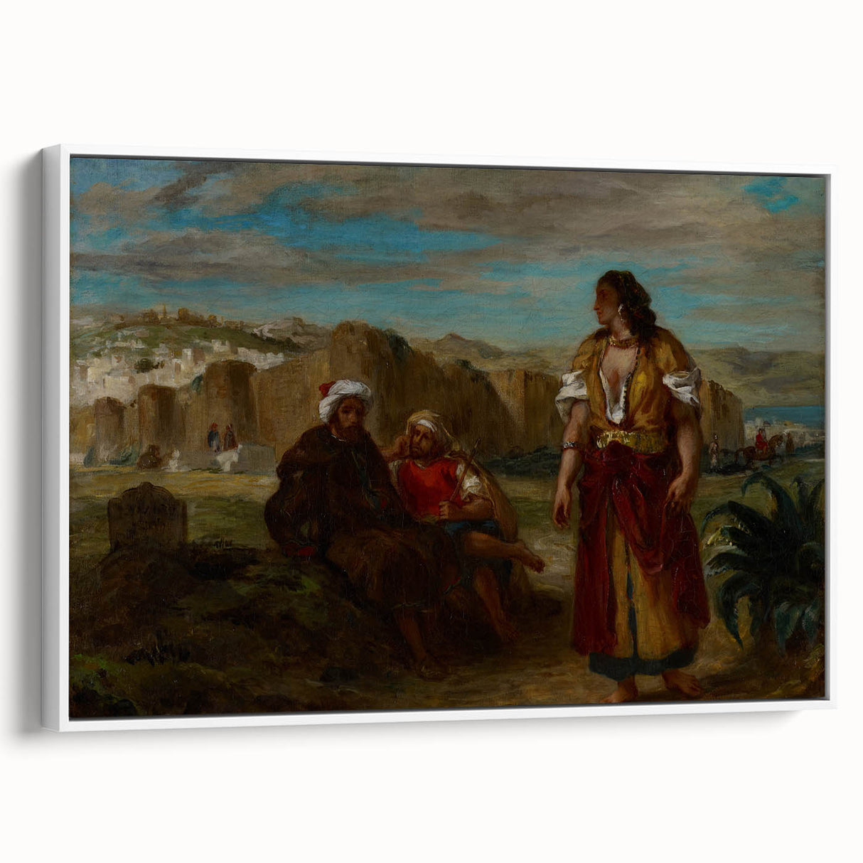 Romanticism Art: View of Tangier by Eugène Delacroix