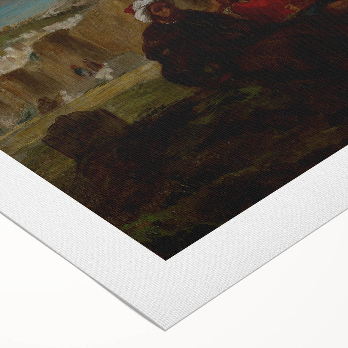 Romanticism Art: View of Tangier by Eugène Delacroix