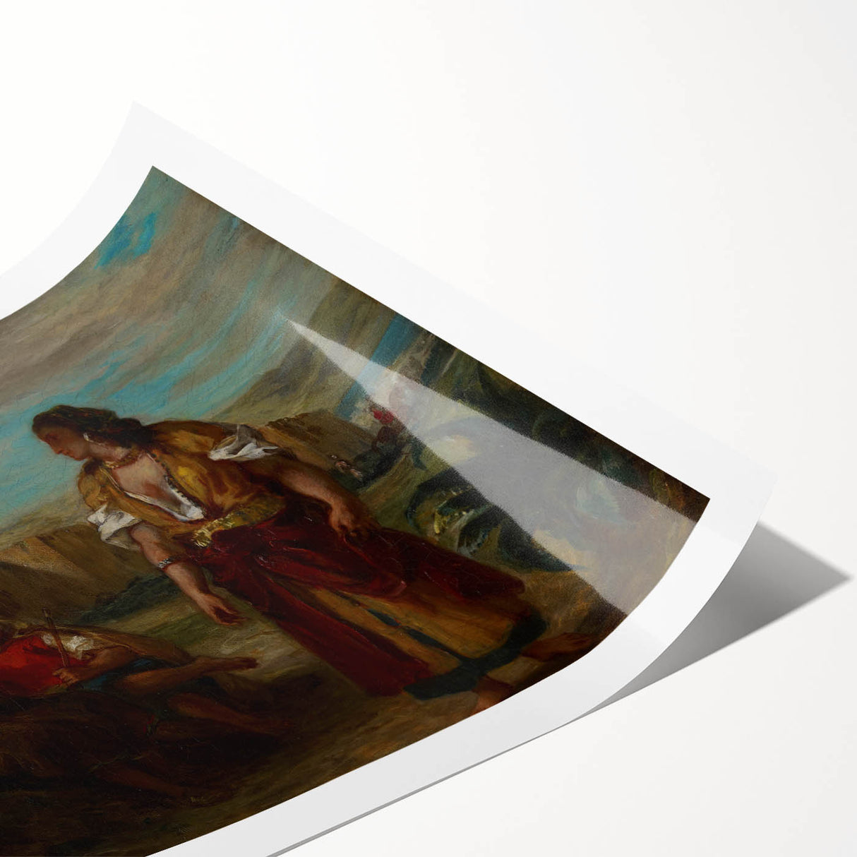 Romanticism Art: View of Tangier by Eugène Delacroix