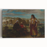 Romanticism Art: View of Tangier by Eugène Delacroix
