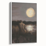 Framed abstract figurative canvas artwork showcasing a white color palette, highlighting modern artistic expression. Ideal for contemporary home decor, this piece adds sophistication and style to any space.