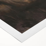 Abstract figurative rolled canvas art showcasing vibrant colors and dynamic shapes, elegantly packaged in a protective cardboard tube for easy display.