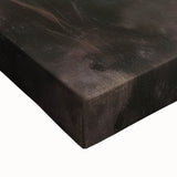 Close-up of an abstract figurative stretched canvas artwork, showcasing vibrant colors and intricate textures, ideal for modern home decor or art collectors.