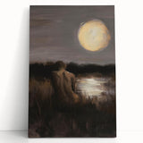 Abstract figurative artwork on stretched canvas showcasing vibrant colors and dynamic shapes, perfect for contemporary home decor or artistic expression.