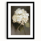 Abstract floral frame art in black matting, showcasing vibrant colors and delicate flower designs, perfect for home decoration and modern interiors.