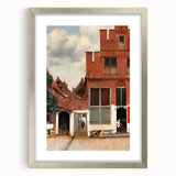 Baroque Cityscape Wall Art - Rustic Brick Architecture in Sunlight