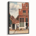 Baroque Cityscape Wall Art - Rustic Brick Architecture in Sunlight