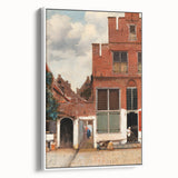 Baroque Cityscape Wall Art - Rustic Brick Architecture in Sunlight