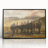 Expressionism Wall Art - Refugees on the Move by Cyprián Majerník