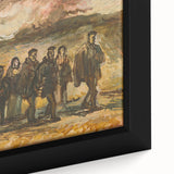 Expressionism Wall Art - Refugees on the Move by Cyprián Majerník