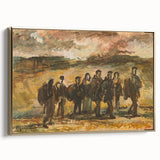 Expressionism Wall Art - Refugees on the Move by Cyprián Majerník