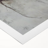 Art deco poster featuring assorted fruits in bold colors on rolled canvas, suitable for dining room decor.