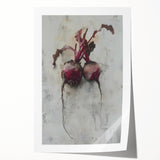 Rolled canvas print of assorted fruits in vibrant colors, suitable as art wall dining room decor.