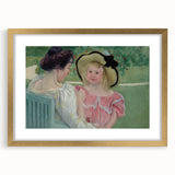 Impressionist Family Portrait - In the Garden by Mary Cassatt Print