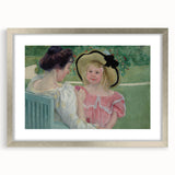 Impressionist Family Portrait - In the Garden by Mary Cassatt Print