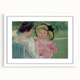 Impressionist Family Portrait - In the Garden by Mary Cassatt Print