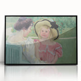 Impressionist Family Portrait - In the Garden by Mary Cassatt Print